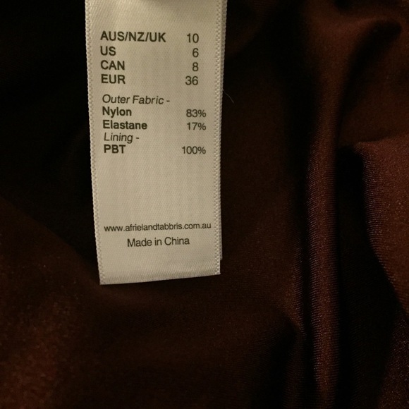 Afriel & Tabbris Australia Cutout Swimsuit NWOT - Picture 5 of 6